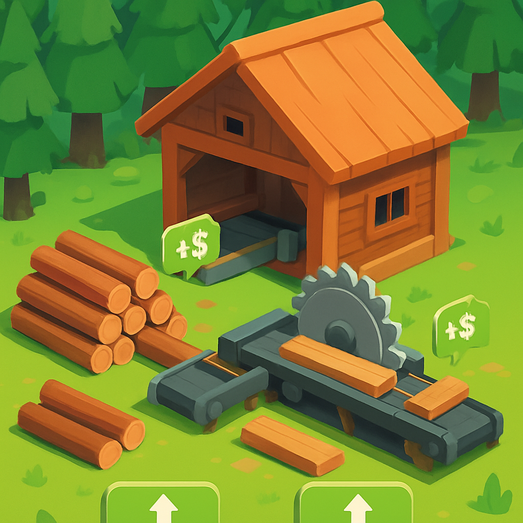 Idle Lumber Empire gameplay screenshot 1