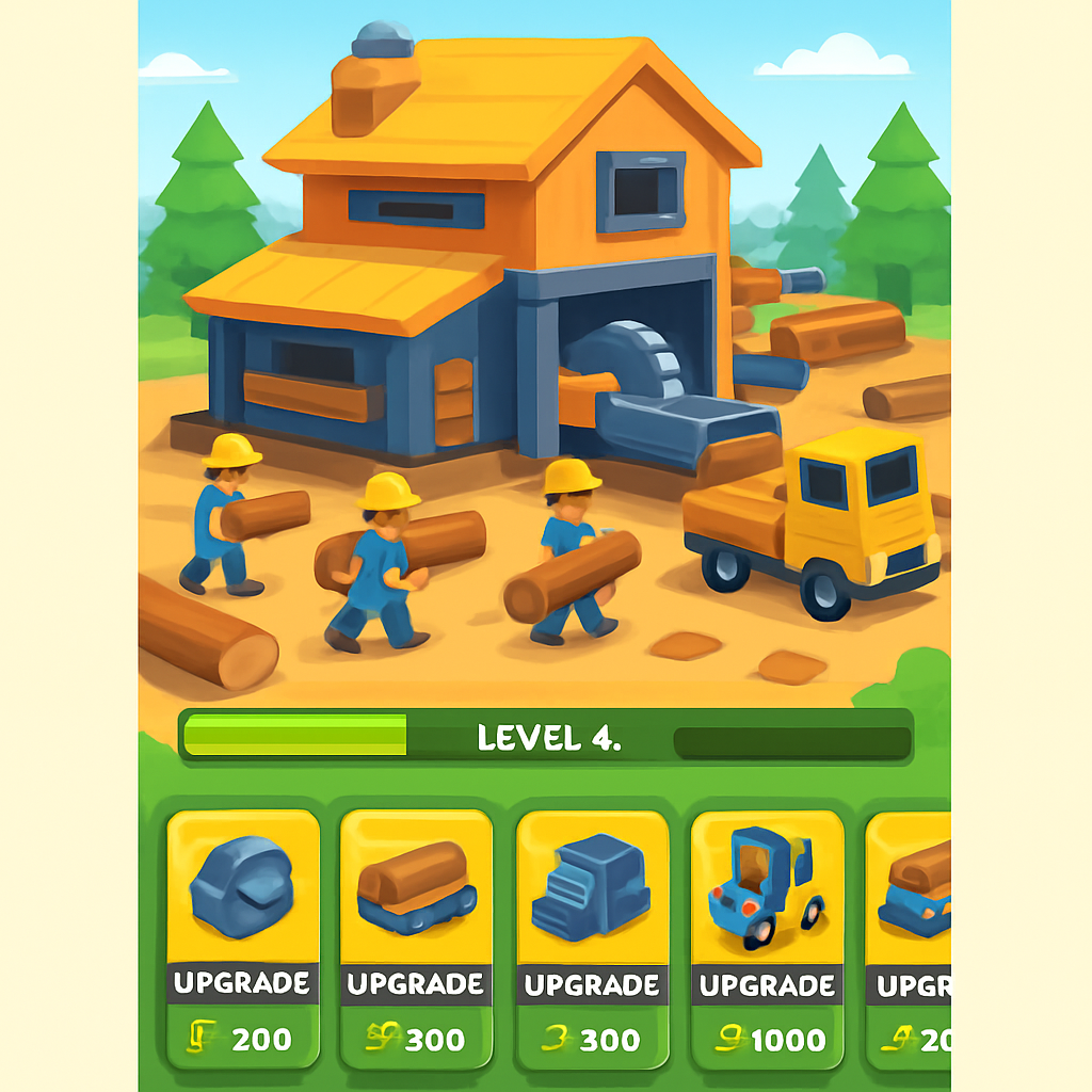 Idle Lumber Empire gameplay screenshot 2